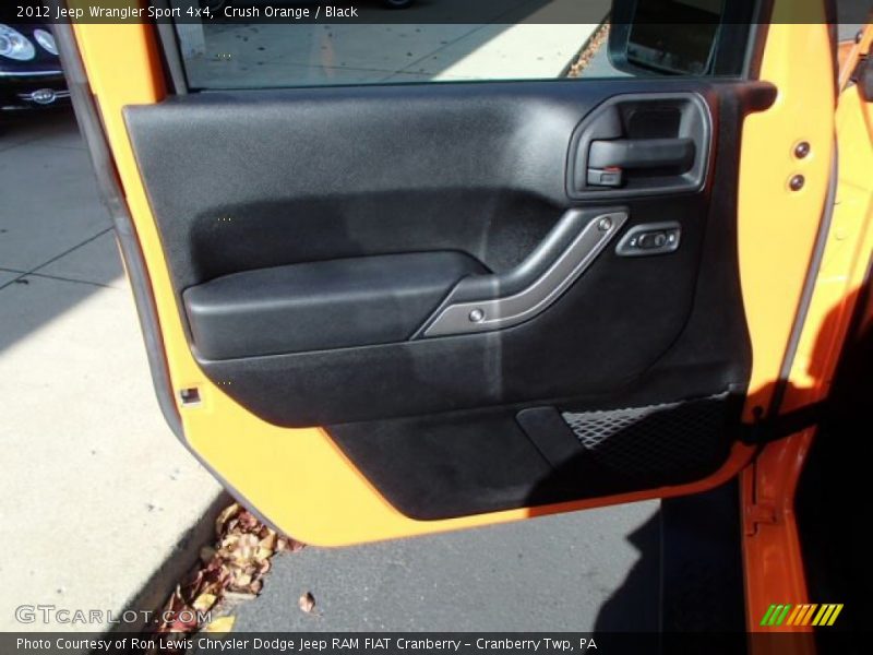 Crush Orange / Black 2012 Jeep Wrangler Sport 4x4