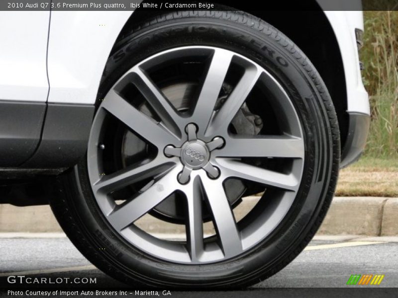 Ibis White / Cardamom Beige 2010 Audi Q7 3.6 Premium Plus quattro