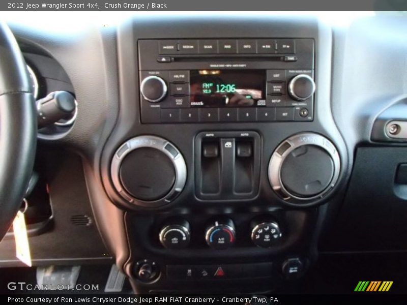 Crush Orange / Black 2012 Jeep Wrangler Sport 4x4