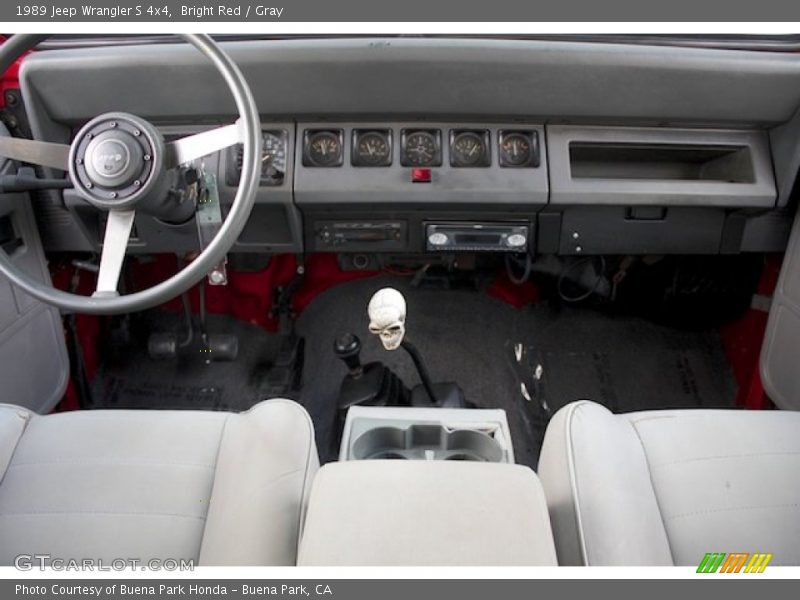 Dashboard of 1989 Wrangler S 4x4