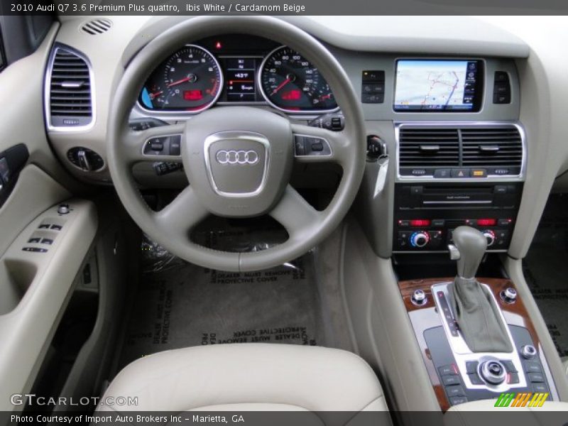 Ibis White / Cardamom Beige 2010 Audi Q7 3.6 Premium Plus quattro