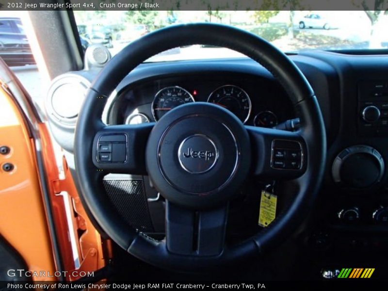 Crush Orange / Black 2012 Jeep Wrangler Sport 4x4