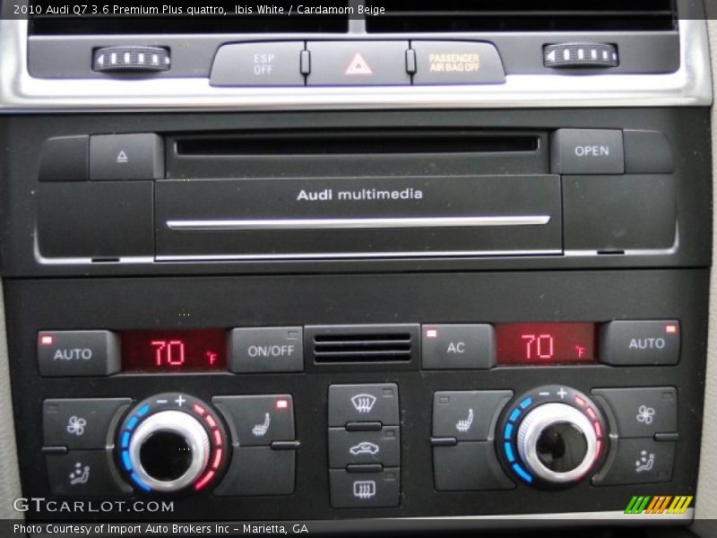 Ibis White / Cardamom Beige 2010 Audi Q7 3.6 Premium Plus quattro