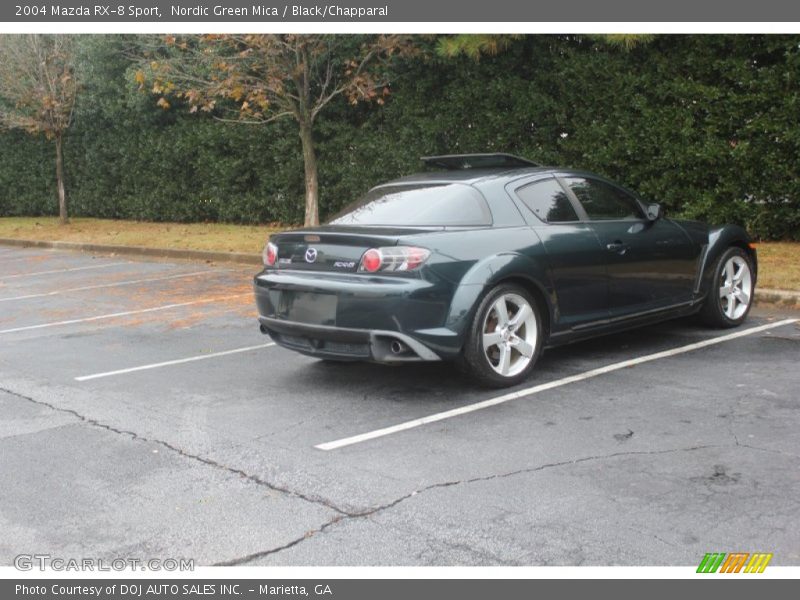 Nordic Green Mica / Black/Chapparal 2004 Mazda RX-8 Sport