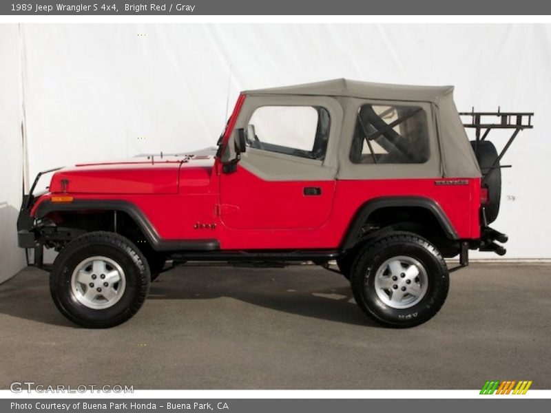  1989 Wrangler S 4x4 Bright Red