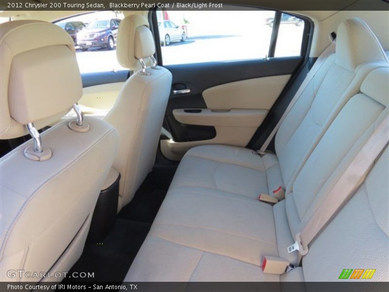 Blackberry Pearl Coat / Black/Light Frost 2012 Chrysler 200 Touring Sedan
