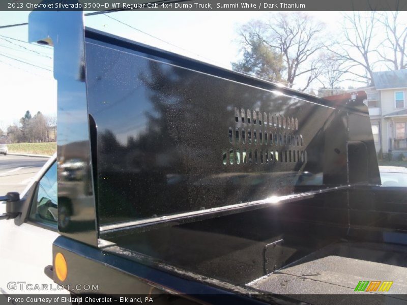 Summit White / Dark Titanium 2013 Chevrolet Silverado 3500HD WT Regular Cab 4x4 Dump Truck