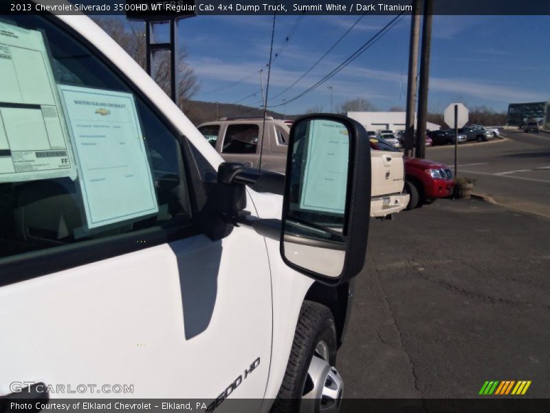 Summit White / Dark Titanium 2013 Chevrolet Silverado 3500HD WT Regular Cab 4x4 Dump Truck