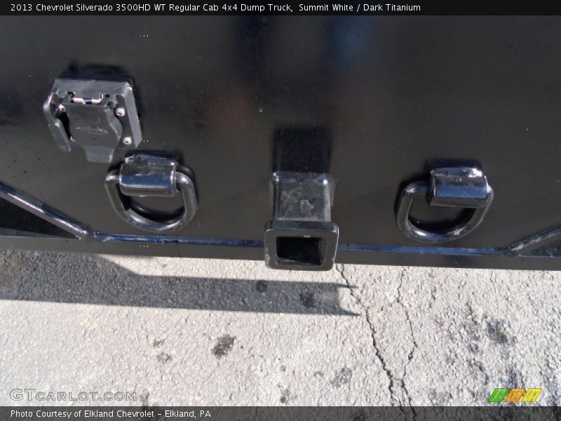 Summit White / Dark Titanium 2013 Chevrolet Silverado 3500HD WT Regular Cab 4x4 Dump Truck