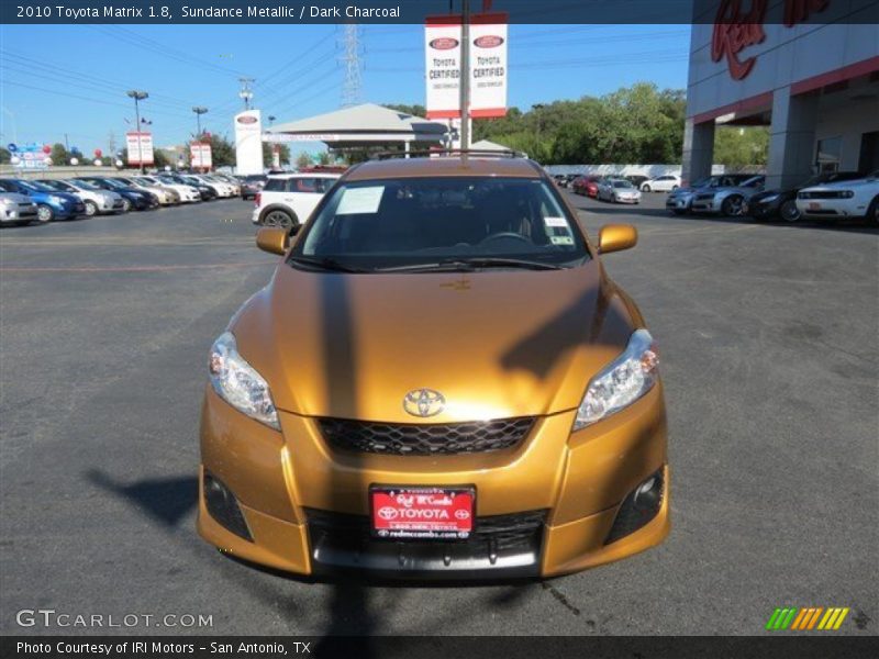 Sundance Metallic / Dark Charcoal 2010 Toyota Matrix 1.8