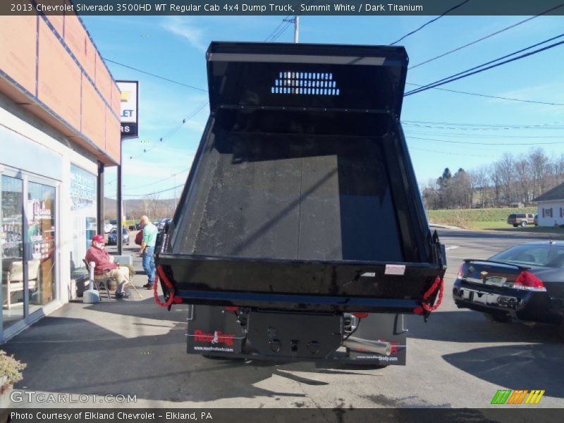 Summit White / Dark Titanium 2013 Chevrolet Silverado 3500HD WT Regular Cab 4x4 Dump Truck