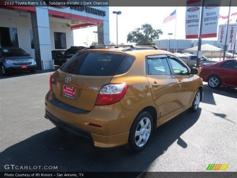 Sundance Metallic / Dark Charcoal 2010 Toyota Matrix 1.8