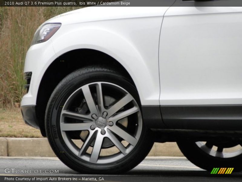 Ibis White / Cardamom Beige 2010 Audi Q7 3.6 Premium Plus quattro