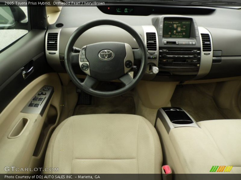 Driftwood Pearl / Ivory/Brown 2005 Toyota Prius Hybrid