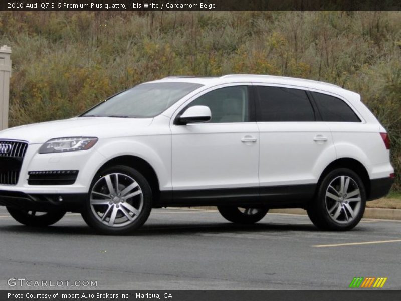 Ibis White / Cardamom Beige 2010 Audi Q7 3.6 Premium Plus quattro