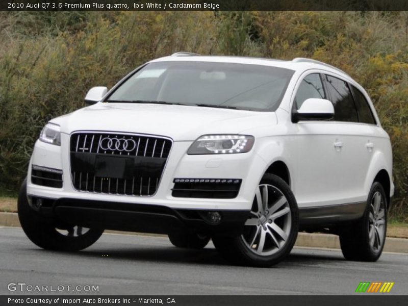 Ibis White / Cardamom Beige 2010 Audi Q7 3.6 Premium Plus quattro