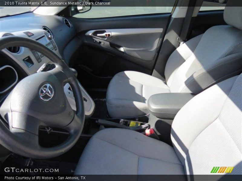 Sundance Metallic / Dark Charcoal 2010 Toyota Matrix 1.8