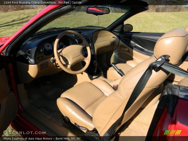  1994 Mustang Cobra Convertible Saddle Interior