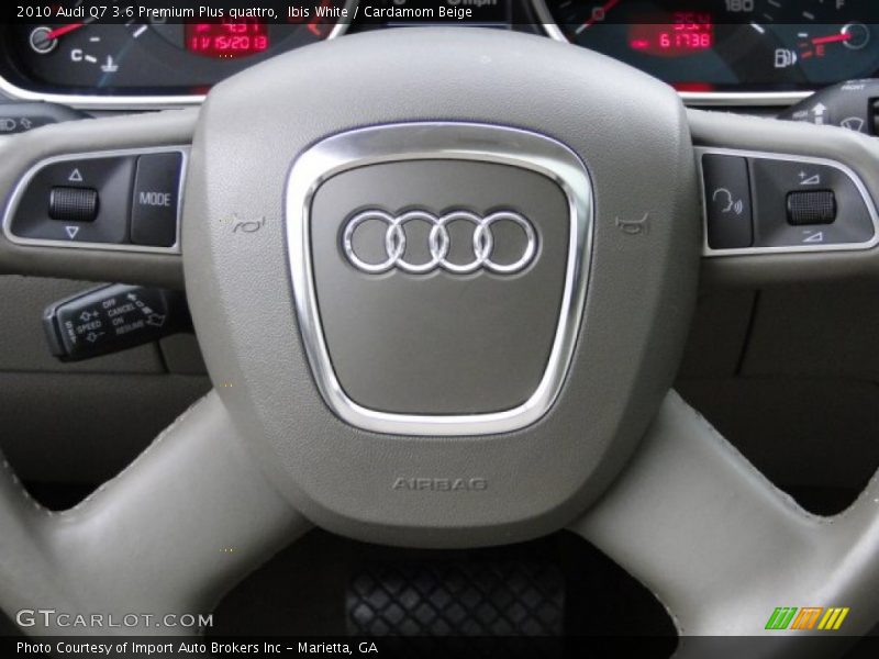 Ibis White / Cardamom Beige 2010 Audi Q7 3.6 Premium Plus quattro