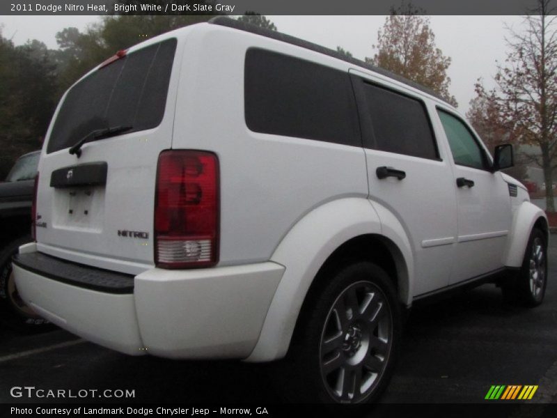 Bright White / Dark Slate Gray 2011 Dodge Nitro Heat