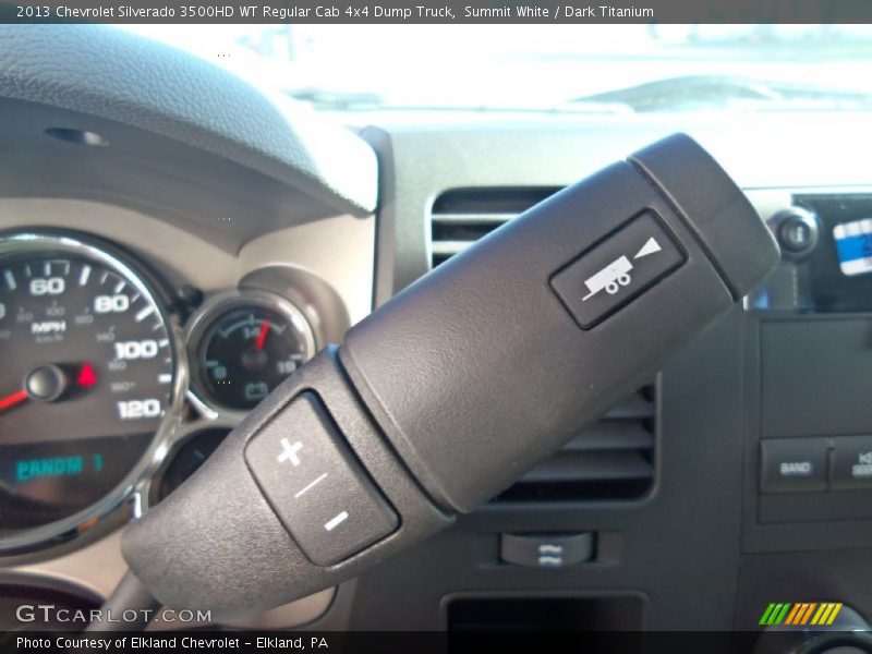 Summit White / Dark Titanium 2013 Chevrolet Silverado 3500HD WT Regular Cab 4x4 Dump Truck