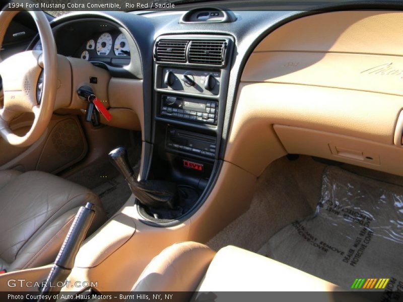 Rio Red / Saddle 1994 Ford Mustang Cobra Convertible