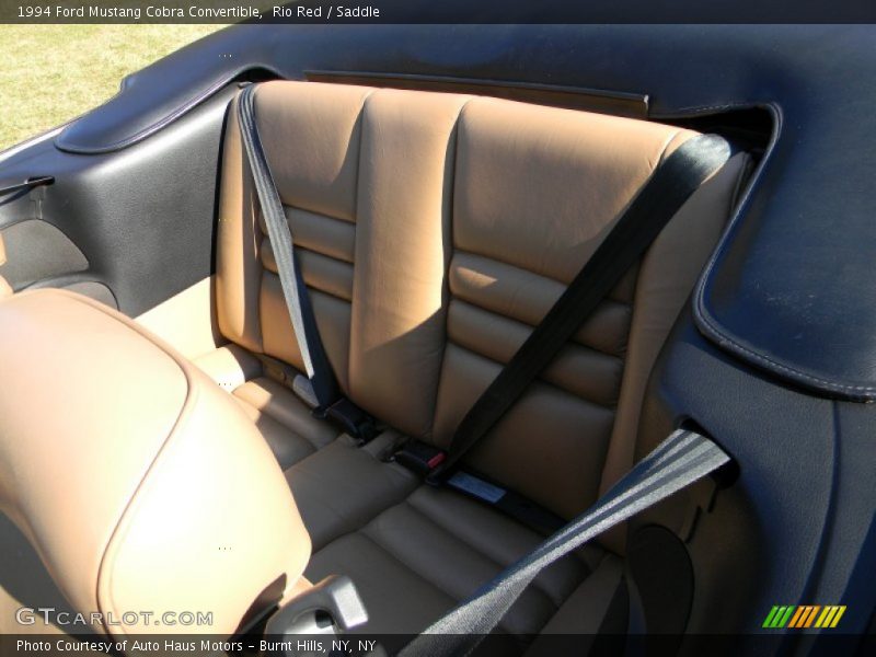 Rio Red / Saddle 1994 Ford Mustang Cobra Convertible