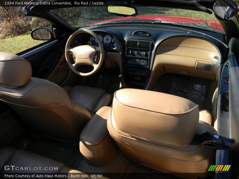 Rio Red / Saddle 1994 Ford Mustang Cobra Convertible