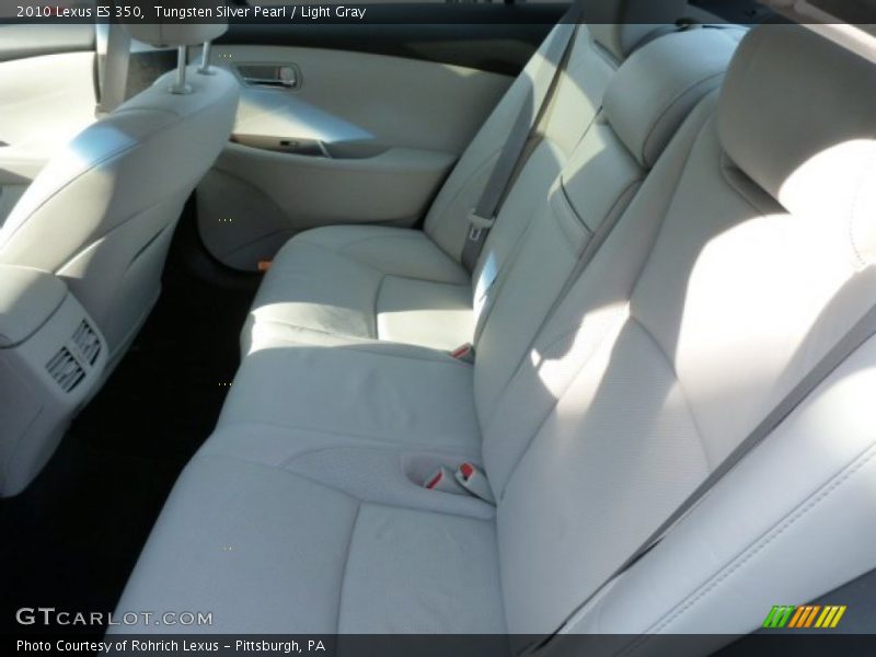 Tungsten Silver Pearl / Light Gray 2010 Lexus ES 350