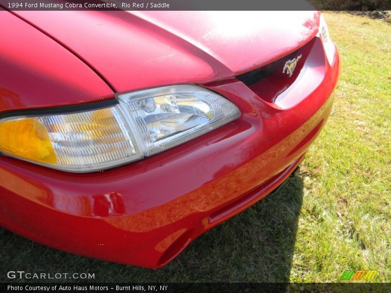 Rio Red / Saddle 1994 Ford Mustang Cobra Convertible
