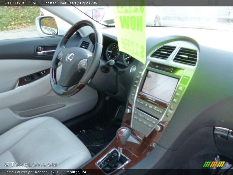 Tungsten Silver Pearl / Light Gray 2010 Lexus ES 350
