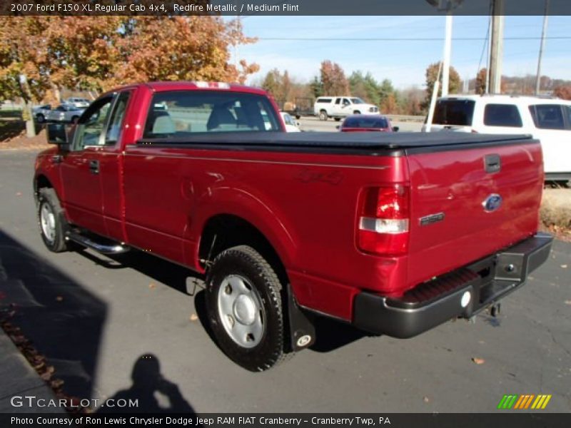 Redfire Metallic / Medium Flint 2007 Ford F150 XL Regular Cab 4x4