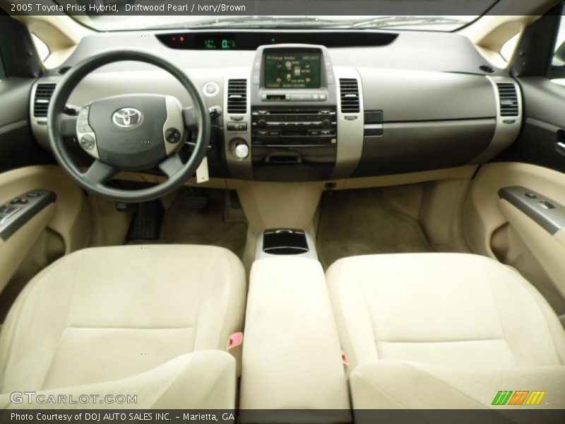 Driftwood Pearl / Ivory/Brown 2005 Toyota Prius Hybrid