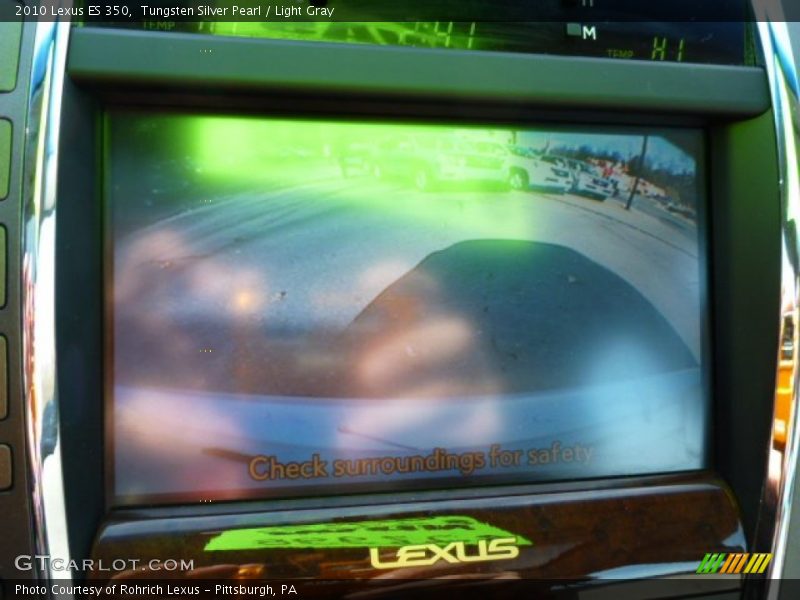 Tungsten Silver Pearl / Light Gray 2010 Lexus ES 350
