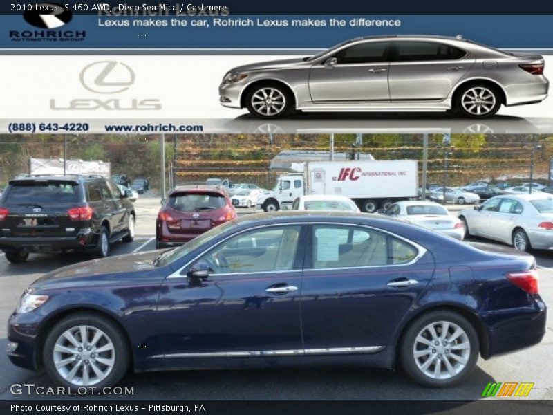 Deep Sea Mica / Cashmere 2010 Lexus LS 460 AWD