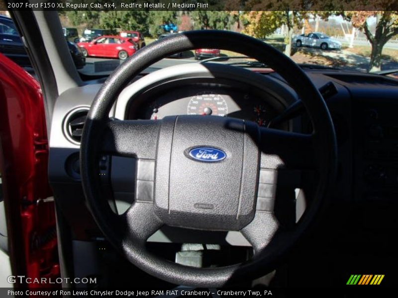 Redfire Metallic / Medium Flint 2007 Ford F150 XL Regular Cab 4x4