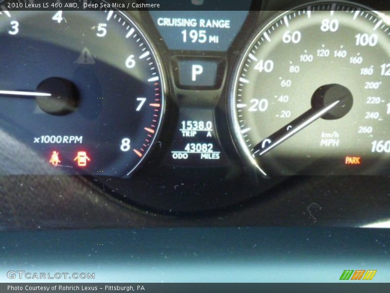 Deep Sea Mica / Cashmere 2010 Lexus LS 460 AWD