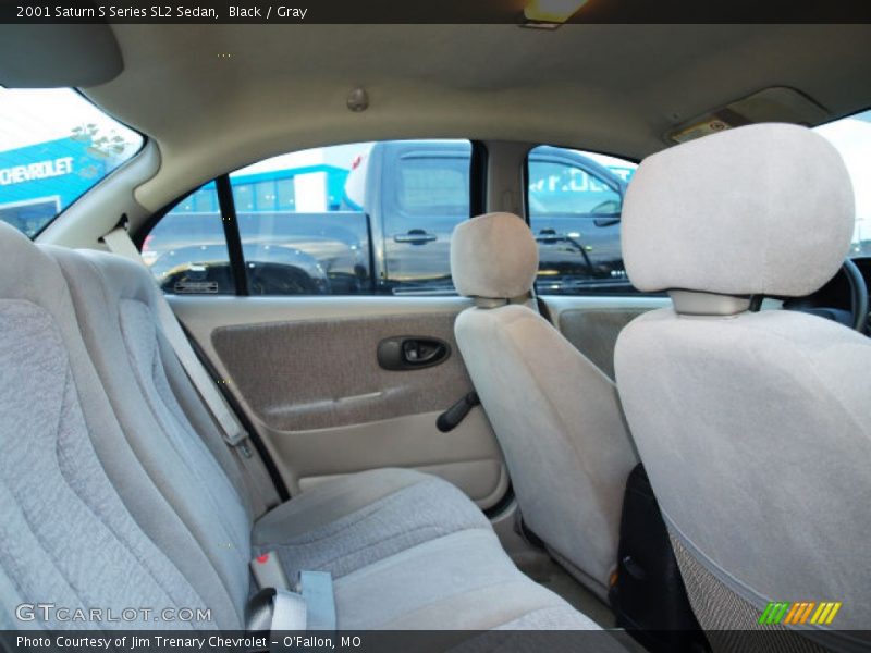 Black / Gray 2001 Saturn S Series SL2 Sedan