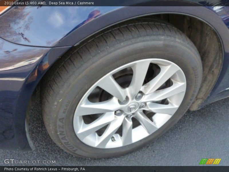 Deep Sea Mica / Cashmere 2010 Lexus LS 460 AWD