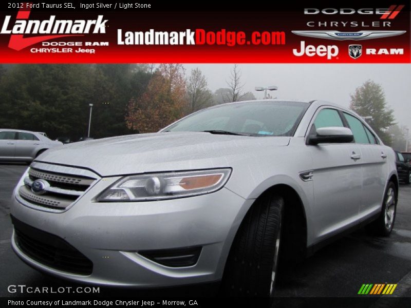 Ingot Silver / Light Stone 2012 Ford Taurus SEL
