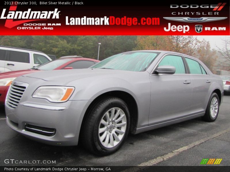 Billet Silver Metallic / Black 2013 Chrysler 300