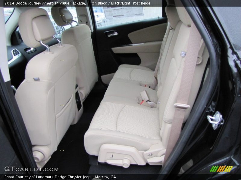 Pitch Black / Black/Light Frost Beige 2014 Dodge Journey Amercian Value Package