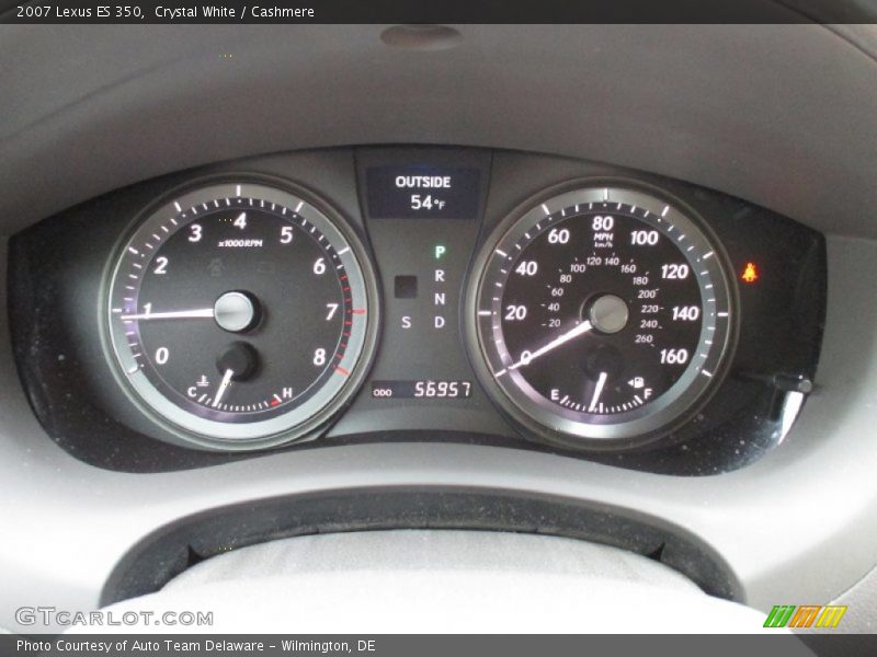 Crystal White / Cashmere 2007 Lexus ES 350