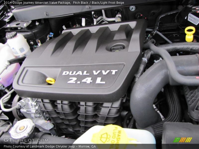 Pitch Black / Black/Light Frost Beige 2014 Dodge Journey Amercian Value Package