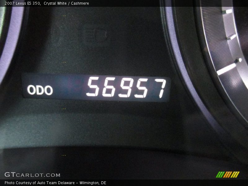 Crystal White / Cashmere 2007 Lexus ES 350