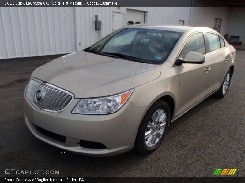 Gold Mist Metallic / Cocoa/Cashmere 2011 Buick LaCrosse CX