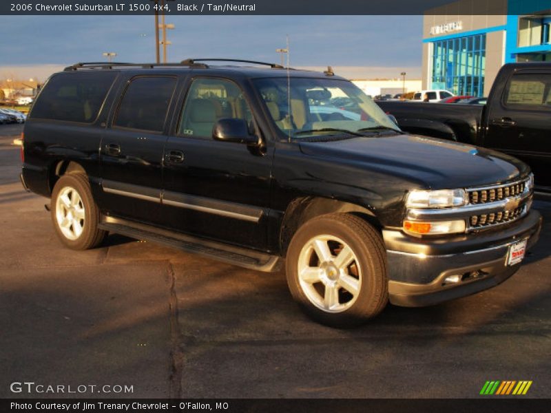Black / Tan/Neutral 2006 Chevrolet Suburban LT 1500 4x4