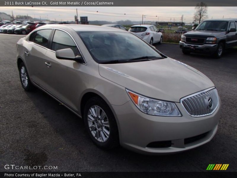 Gold Mist Metallic / Cocoa/Cashmere 2011 Buick LaCrosse CX