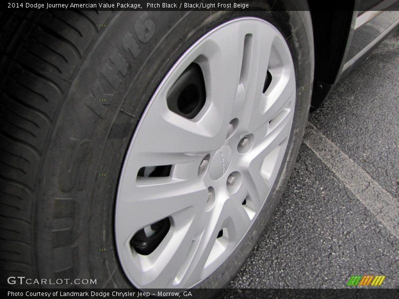 Pitch Black / Black/Light Frost Beige 2014 Dodge Journey Amercian Value Package