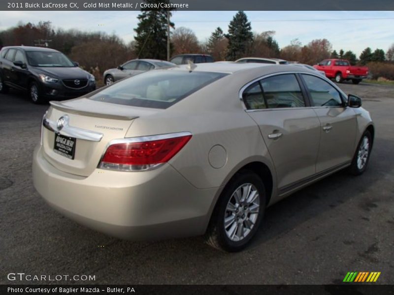 Gold Mist Metallic / Cocoa/Cashmere 2011 Buick LaCrosse CX
